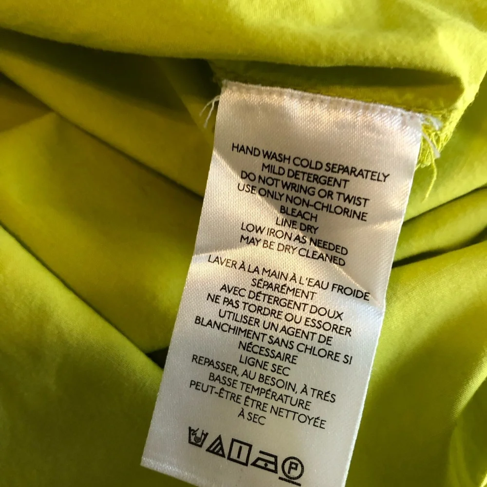Anthropologie Pilcro Poet Sleeve Gathered Long Sleeve 100% Cotton Blouse. Medium - Picture 17 of 17